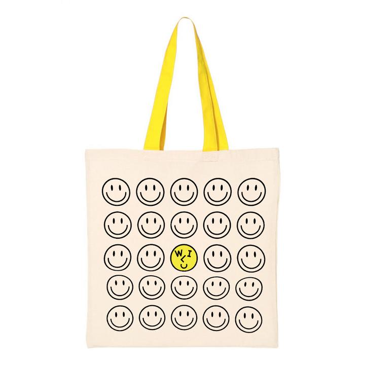 Tote Bag Yellow Faces