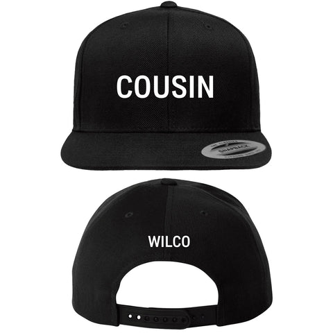 COUSIN Embroidered Snapback Hat
