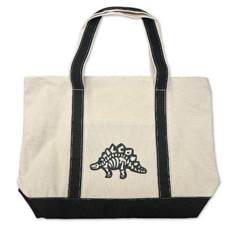 Dinosaur Boat Totebag