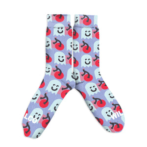 (PRE-ORDER) Cherry Ghost Socks