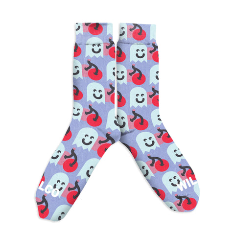 (PRE-ORDER) Cherry Ghost Socks