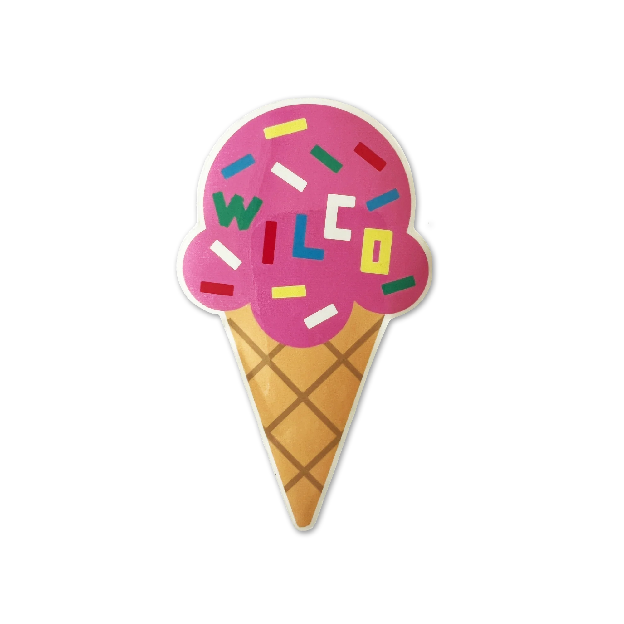 Wilco Ice Cream Cone Sticker