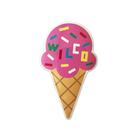 Wilco Ice Cream Cone Sticker