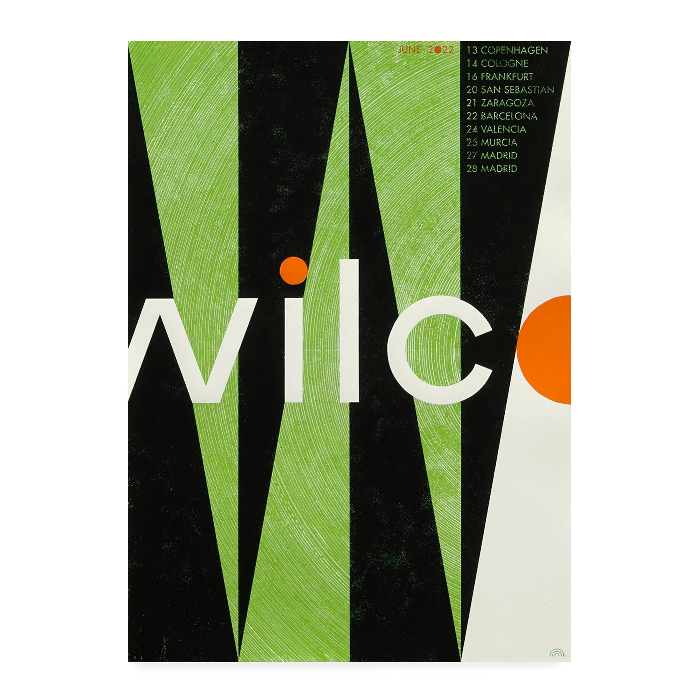 Wilco 2022 Tour Poster