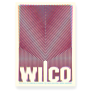 Wilco London August 2023 Tour Poster