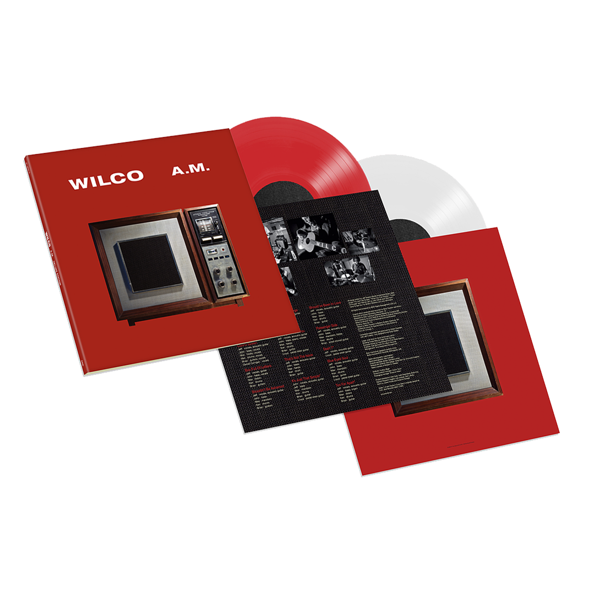 Wilco album AM on Deluxe vinyl LP from Bingo Merch Official Merchandise