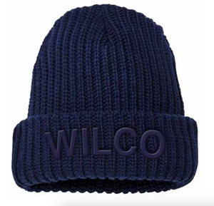 Wilco Navy Chunky Knit Beanie