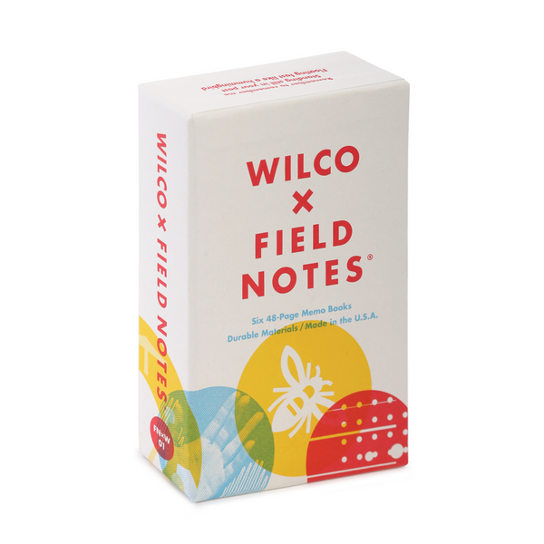 Wilco Field Notes Notebook Set collaboration from Bingo Merch Official Merchandise